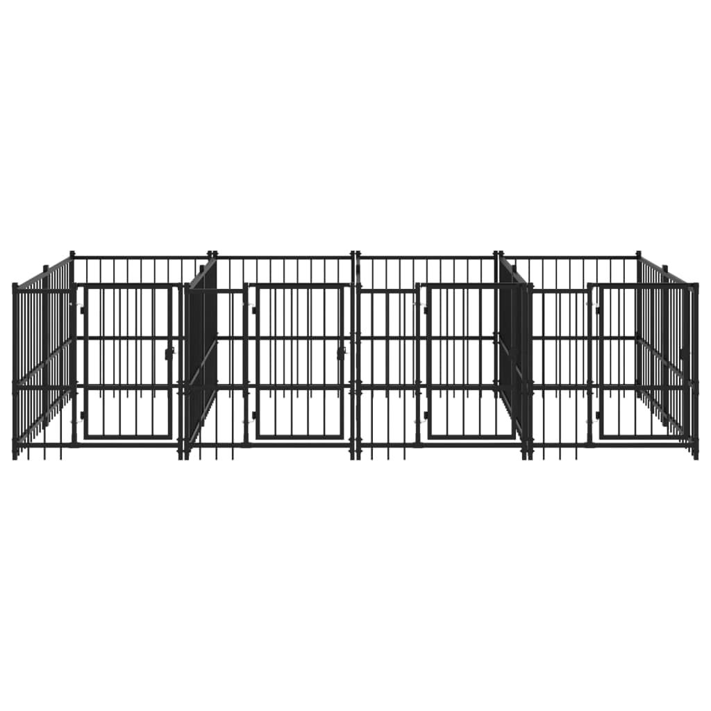 Forniture per cani Cuccia per cani da esterno in acciaio 7,51 m Animali e forniture per animali domestici