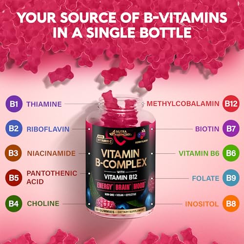 NutraHarmony Full B Complex Gummies
