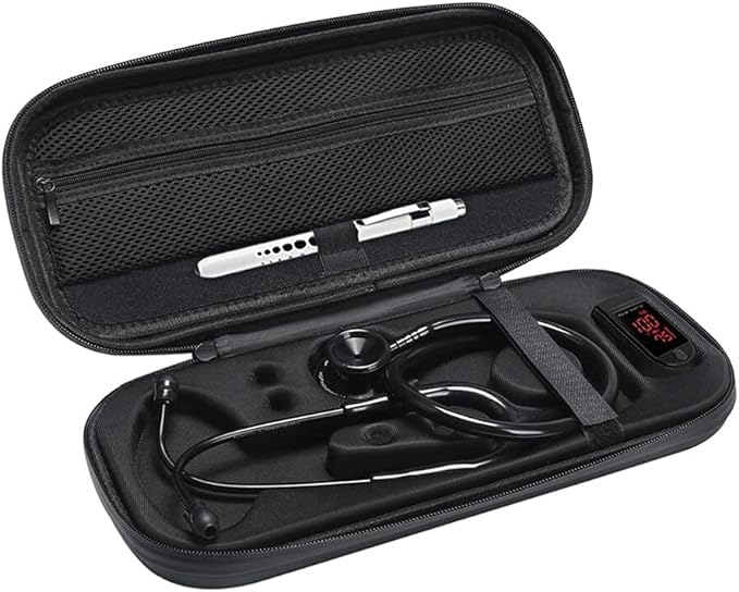 2 em 1, Hard Case + Lanterna Clinica Led Para Estetoscopio Littmann Bic 3M Stethocase e Diagnostico Clinico Docbeam
