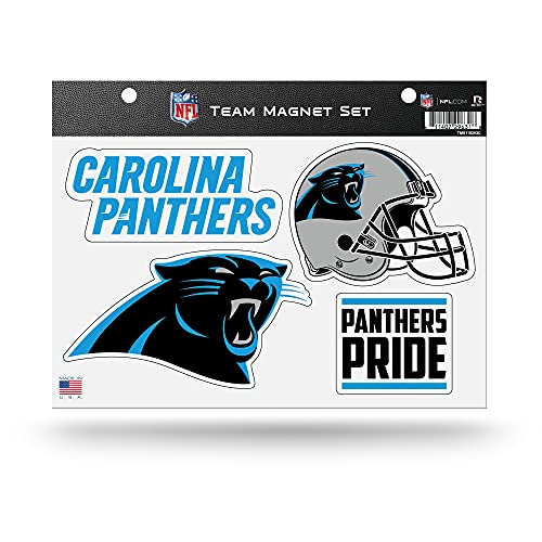 Rico Industries NFL Football Carolina Panthers Alternate Team Magnet Sheet