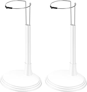 Toddmomy Action Figures White Doll Stands 2Pcs Doll Display Stand Doll Bracket Doll Support Stand Bear Stand Desktop Doll Holder for Kids Accessories (25cm) Cabbage Patch Dolls
