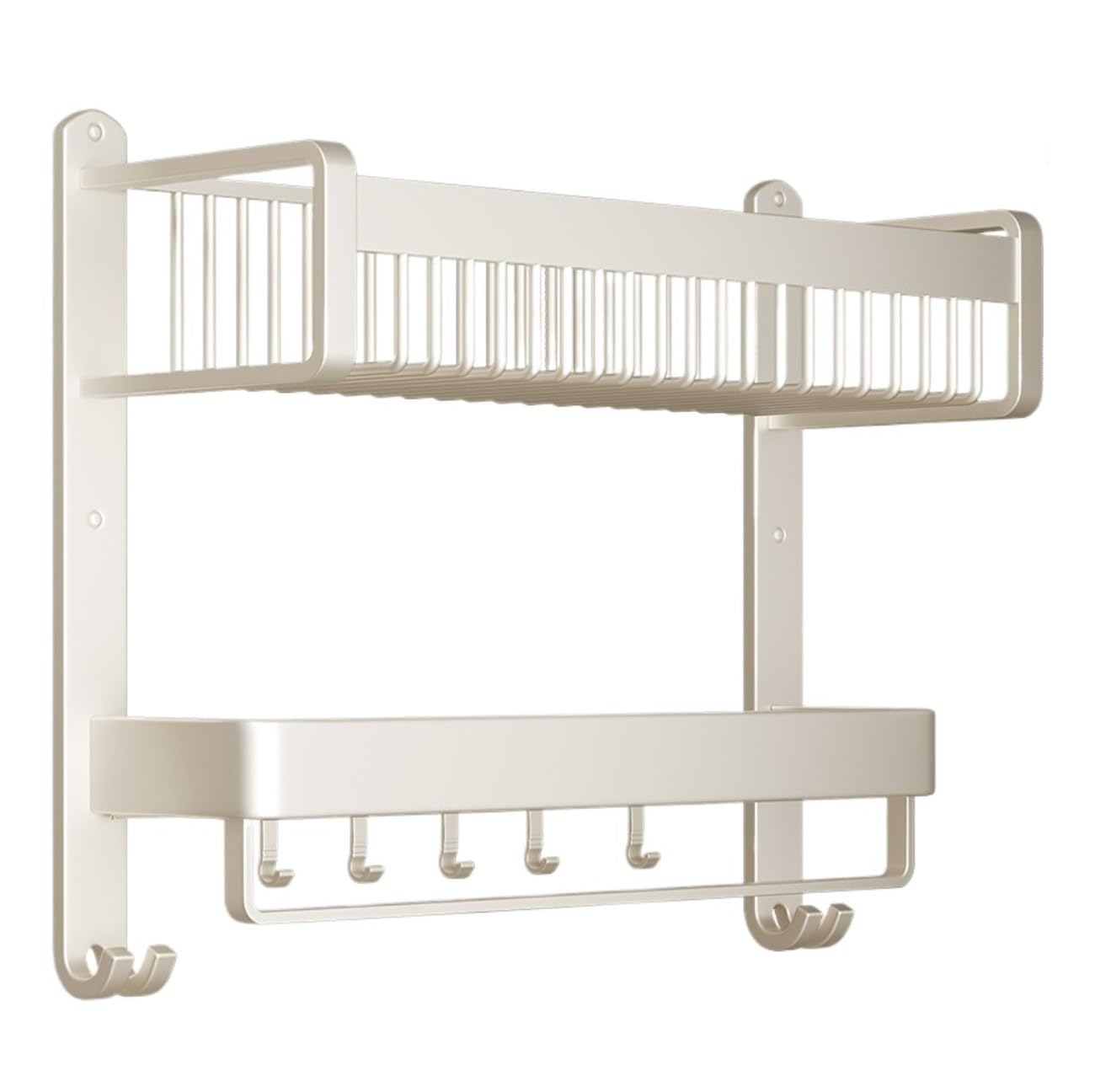 XDMINGY Shower Caddy Shelf Organizer Rack Wall Shower Caddy No Drilling Shower Shelf Bathroom Organizer Rack For Inside