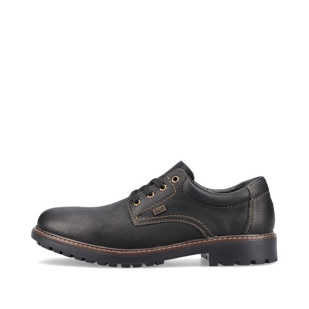 Rieker Herren Bequemschuhe B4610, Männer Schnürschuhe, wasserabweisend, riekerTEX