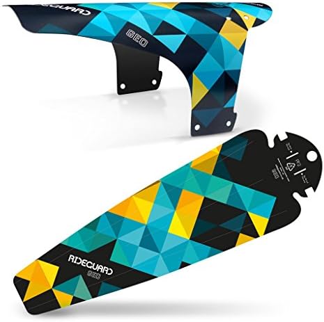 PF1 Mountain Bike Front Mudguard. PF1 fenders fit All MTB Suspension Forks with Front Facing Fork Braces. The PF2 Rear MTB Saddle fenders fit All Standard Saddle Rails.