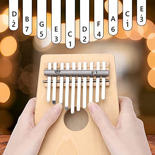 Kalimba Instrument 10 clés pour enfants, piano pour le pouce Kalimba instrument musical pour adulte débutant, thumb… - Les Beatles, Paul McCartney, John Lennon, RIngo Starr, George Harrison Kalimba Instrument 10 clés pour enfants, piano pour le pouce Kalimba instrument musical pour adulte débutant, thumb… – Image 7