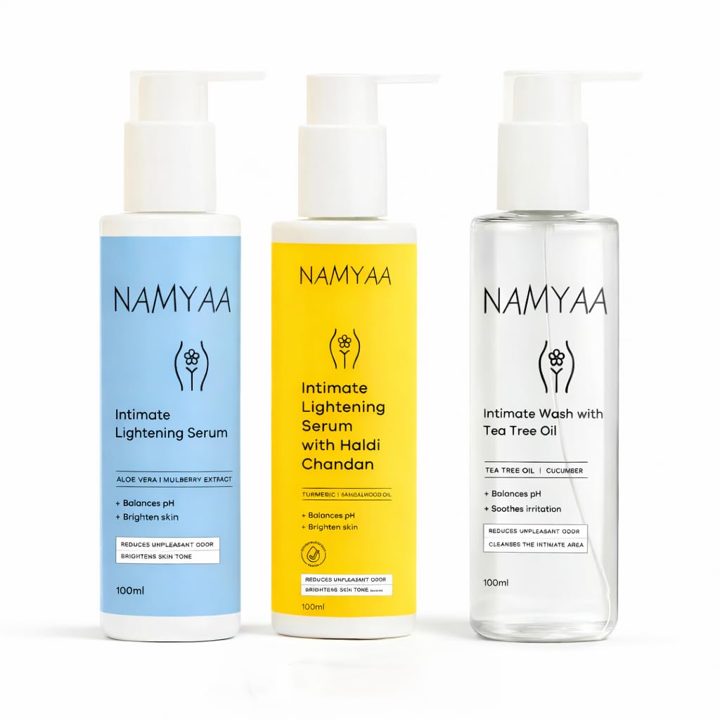 - Namyaa Intimate Value Kit 300Ml |Pack Of 3|For Women Intimate Area|Help to Keep Intimate Area Hygienic,Odour Free,Rash Free|