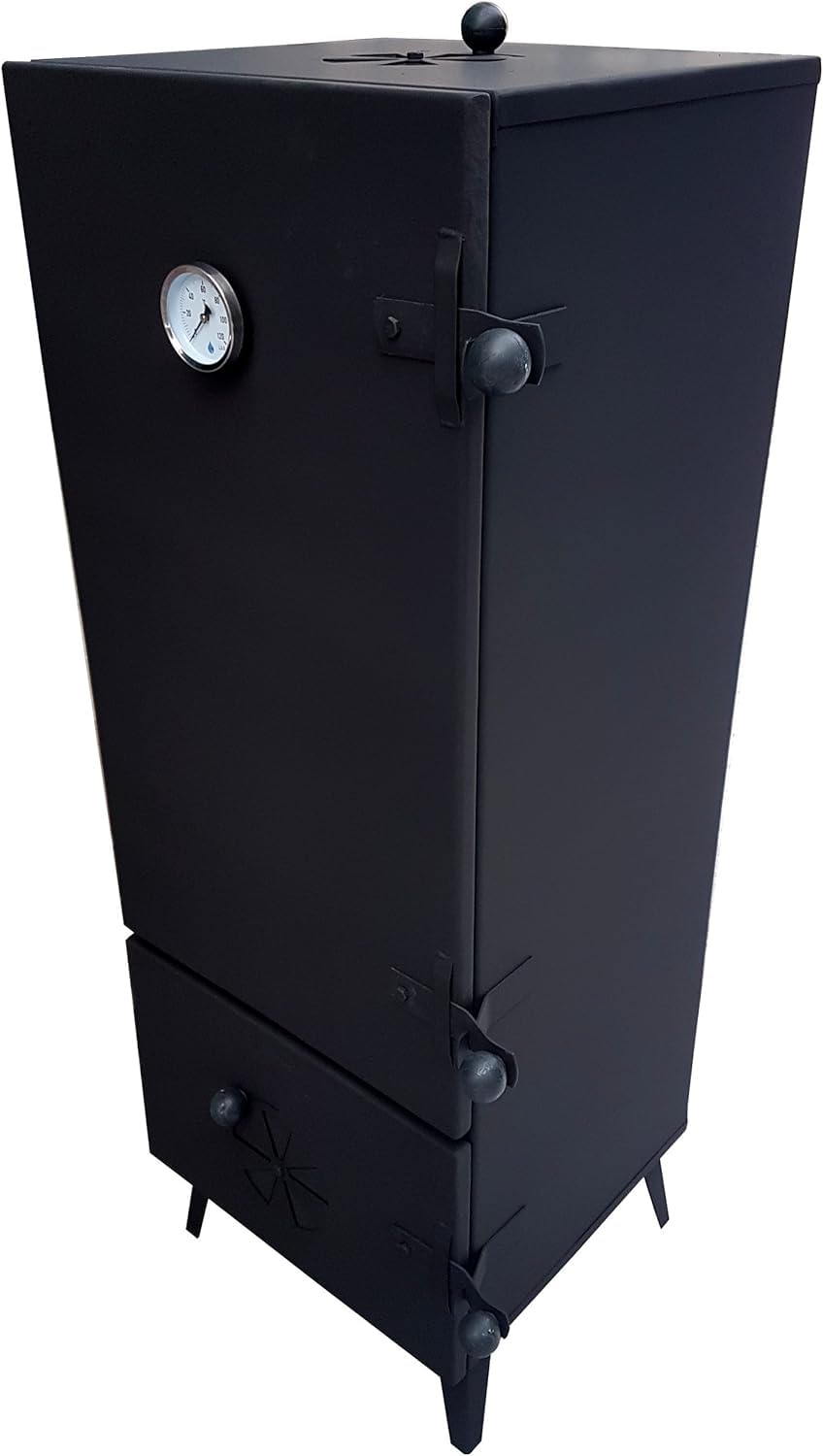 Stahl Räucherkammer 112x45x43 cm Räucherschrank Räucherofen mobil Premium