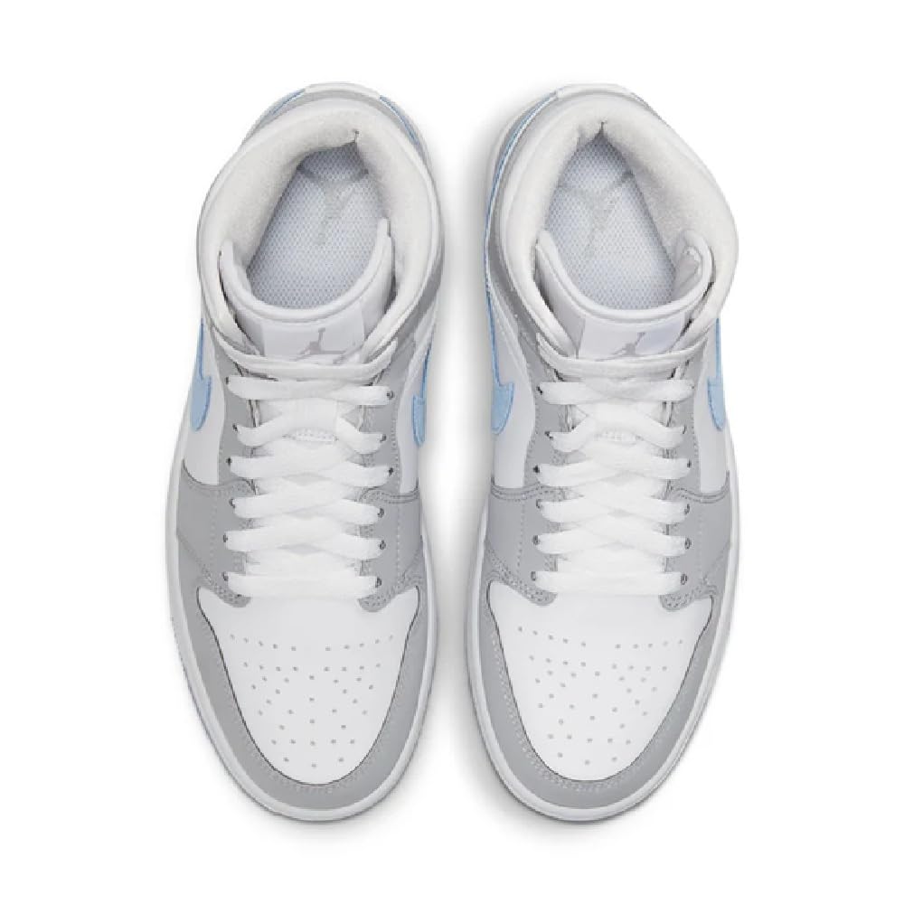 NIKE Scarpe da Basket da Uomo, Grigio particellare, Grigio Neutro, Bianco, Grigio College, 38 EU