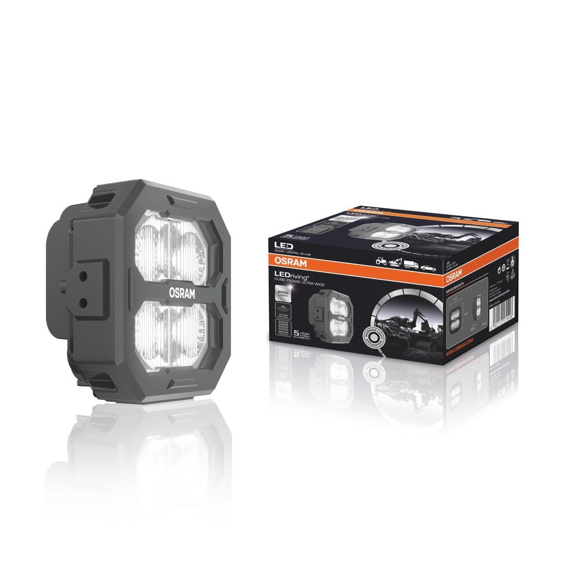 OSRAM LEDPWL 101-UW LEDriving Cube 2500 lm 6000 K Automotive Worki...