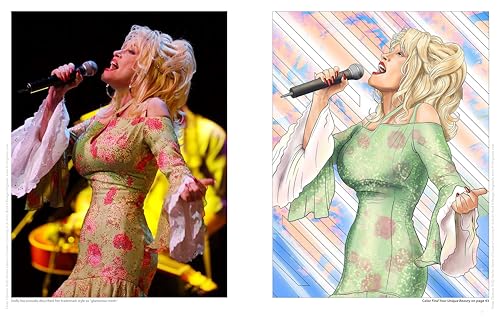 Ultimate Dolly Parton Queen of Country Coloring Book: 30+ Coloring Pages, Activity Pages, Photo Gallery & Fun Facts – vue 3