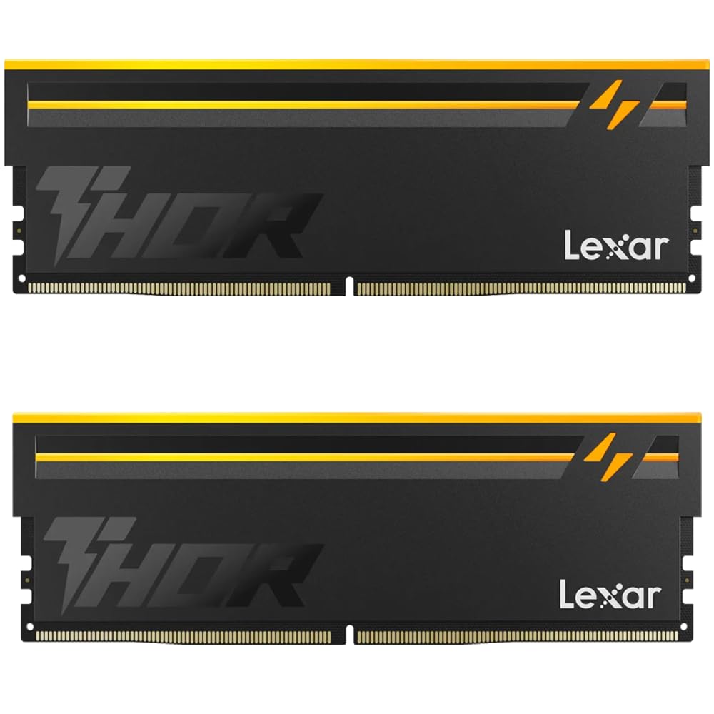 Lexar Thor Rgb 2.0 Ddr5 6000mhz 32gb Kit (2x16gb) Cl38 Dimm Mit K?hlk?rper & Rgb Schwarz