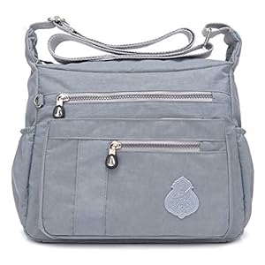 MINTEGRA Crossbody Bag for Women Nylon Waterproof Shoulder Purse Messenger Bag Lightweight Pocketbooks
