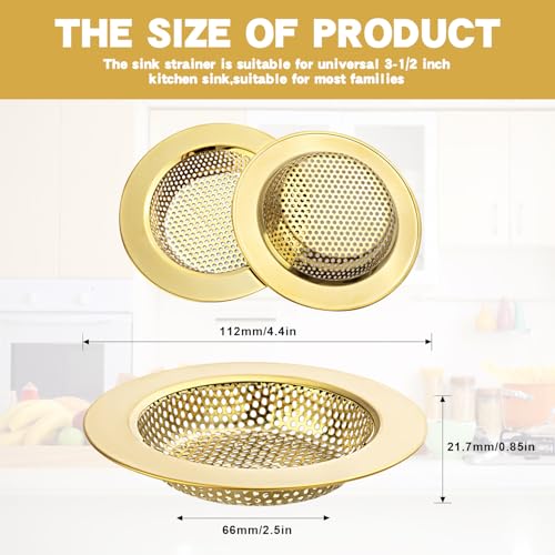 Colador de Cocina 3-Pack Acero Inoxidable Malla Gruesa miniatura 5