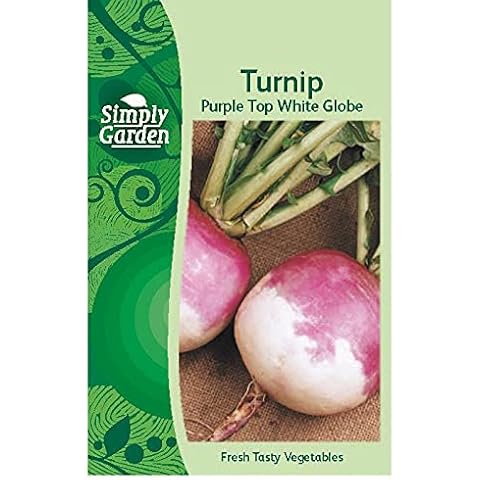 Simply Garden Purple Top White Globe Turnip Seeds Cover