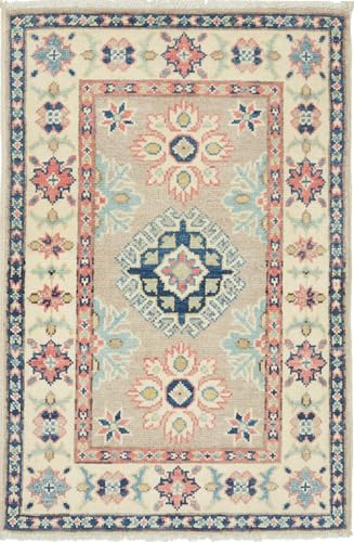 Tapis d'Orient Kazak en laine résistant pour sublimer les petits sols - 2