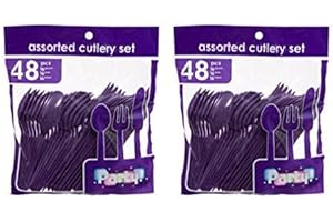 Intriguing Purple Forks: A cutlery constellation for your galactic dining experience