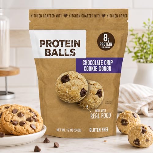 Chocolate Chip Cookie Dough Protein Balls 12 oz miniatura 2