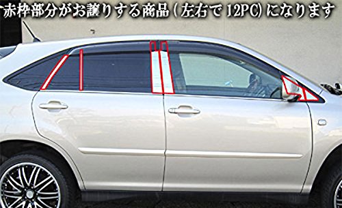 speed1　ハリアー　30系 ステンレスピラー Amazon | BRIGHTZ ハリアー 30 31 35 36 超鏡面ステンレスブラック