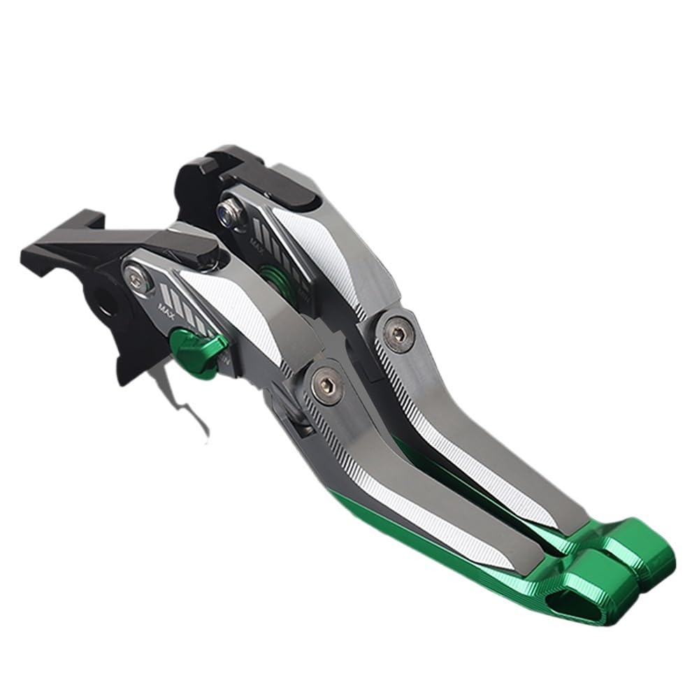 Zdgxfhsrh Green Motorcycle Brake Clutch Levers Motorcycle Accessories Adjustable Bre Handles Clutch Levers For Ya&Maha Yzf R15m 2022 R15 M 2023 2024 Folding Extendable(Green)