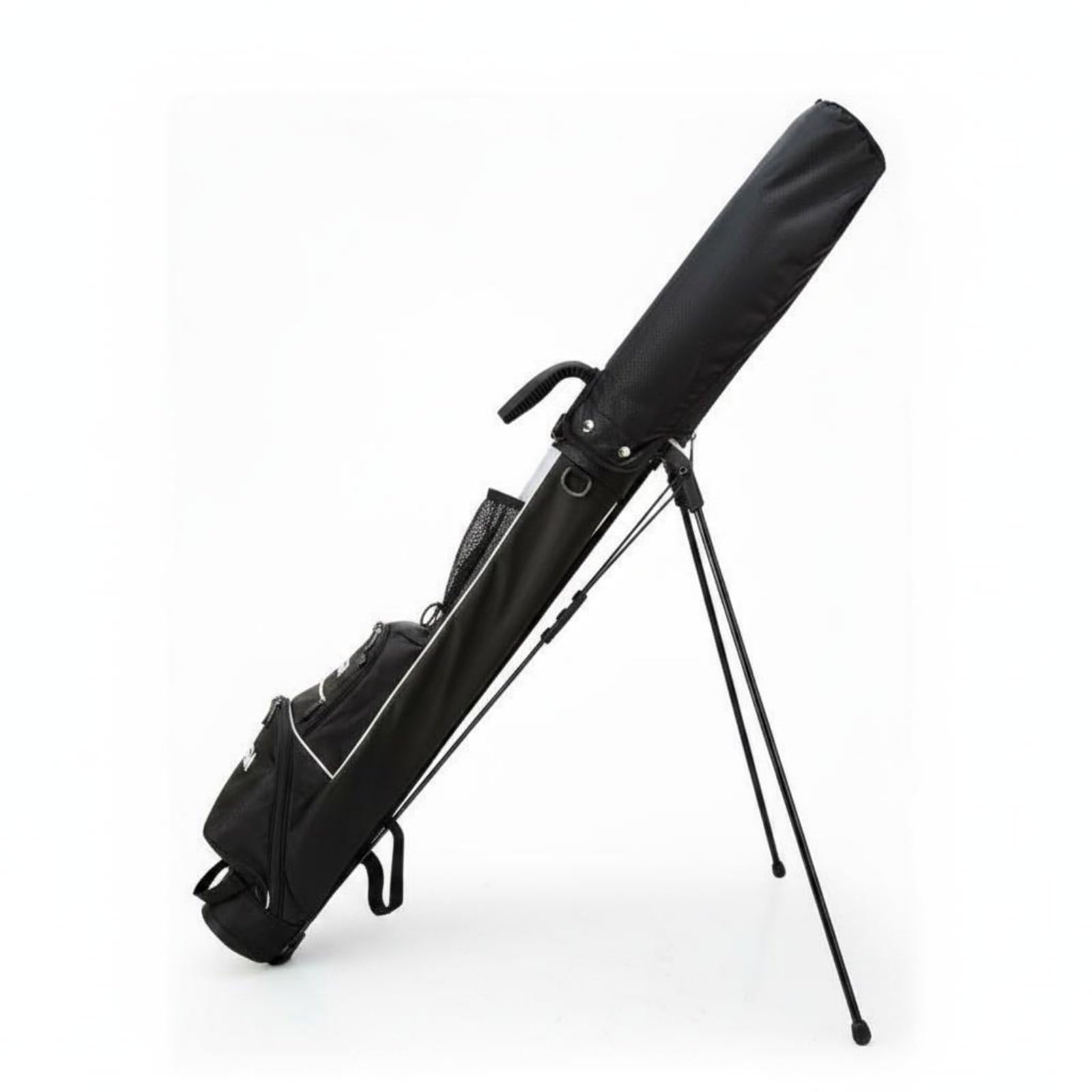 Large Capacity Waterproof Golf Stand Bag Ultra Light Stand Golf Bag Water Resistant Zipper Sports Gear for Driving Range, Black-picture-29
