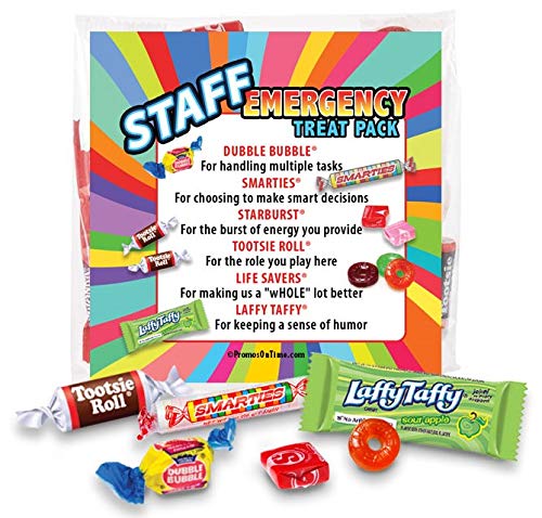 Staff Emergency Treat Pack (sets of 12) Employee Appreciation Goody Bags Gifts