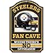 NFL Pittsburgh Steelers Fan Cave Wood Sign, 11" x 17"
