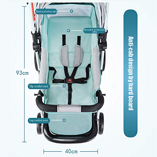 image for MUY Stroller Pushchair, Adjustable Backrest, Including Footrest, One H