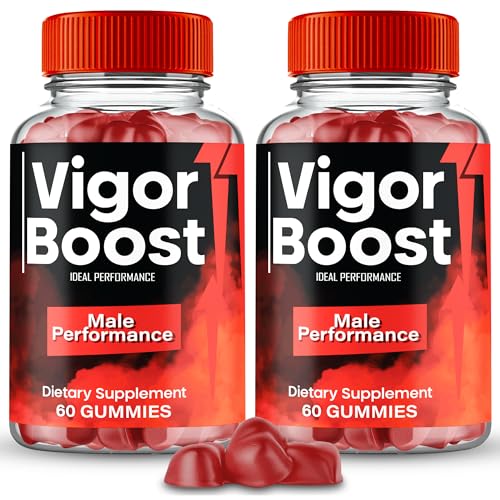 Vigor Boost Gummies, Official VigorBoost Supplement Gummy for Men - Maximum Strength Performance, All Natural Support for Overall Health & Wellness, Advanced Vigor Boost Health Reviews (2 Pack)