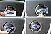 Steering Wheel Bowtie Overlay Decal - 2007-2013 Silverado - (Color: Reflective Blue)