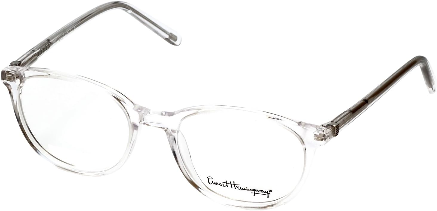Ernest Hemingway 4677 Designer Reading Glasses in Crystal +1.00