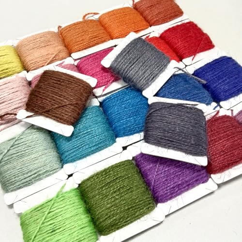 Jute Twine 10yards Long Twine String for Crafts Gift Wrapping Packing Gardening Crochet Knitting Macrame Decor (Yellow Brown)