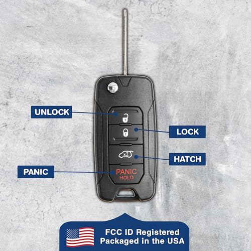 Clé de voiture sans clé KeylessOption lot de 2 lames vierges - 6