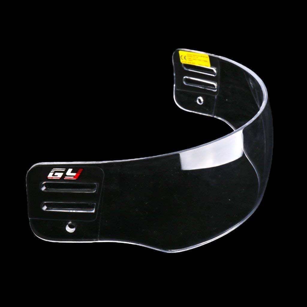 Visière de casque de hockey sur glace anti-buée et anti-rayures certifié CE pour enfants unisexes