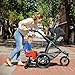 Universal Stroller Board with Detachable Seat, 2 in1 Buggy Board Suitable for Most Strollers, Holds Children Up to 55lb, Sit and Stand Stroller Glider Board for Toddler to Ride