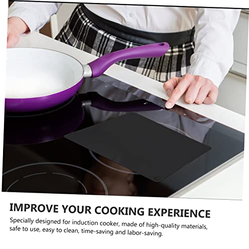 Zerodeko 2 Unidades Tapete de silicone para fogão de indução almofada de silicone para fogão de indu