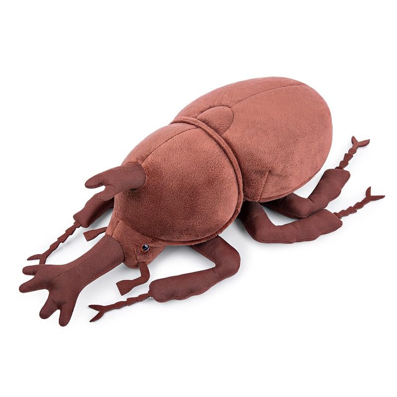 PuffPurrs Simulation Stag Beetles Plush Toy - Realistic 10" Lucanidae Stag Beetles Coleoptera Animal Insect Beetle Stuffed Toy, Unique Soft Crustaceans Beetle Animals Model Dolls Gifts for Kids — image 1