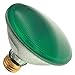 Industrial Performance 75PAR30/H/G 130V, 75 Watt, PAR30, Medium Screw (E26) Base Transparent Green Light Bulb (1 Bulb)