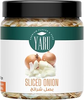 قطع بصل مجففة طبيعية 100% من يارو - 40 جرام