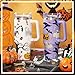 Landical 8 Pcs Tumbler Charms Halloween Themed Cup Charms Accessories Halloween Pendants Pumpkin Ghost Bat Handle Charm for Mugs Cup Compatible with 20 30 40 oz Tumblers