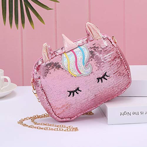 4AJ BAZAARGirl's Women Girls Kids Uneecorn Character Cross body Shoulder Hand Purse Wallet