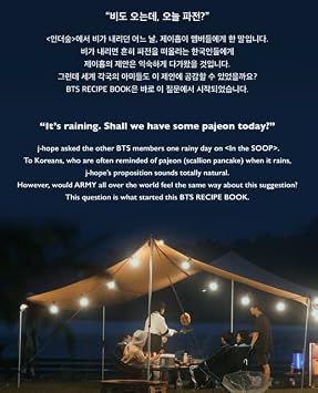BTS RECIPE BOOK - Official BTS Merchandise, 15 Authentic Korean Food Recipes Inspired by BTS, Korean Cookbook for Easy Step-by-Step Cooking, Traditional Korean Cuisine, Kpop Merch, BTS Gift Idea