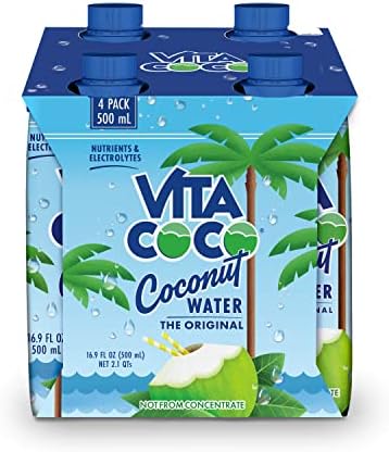 Vita Coco, Coconut Water, 16.9 Fl Oz, 4 Pack