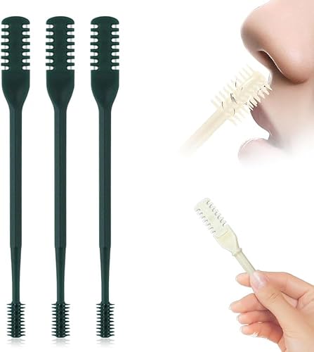 Miniatura 7 de Cortador de pelo nasal para mujeres y hombres, removedor de vello de nariz manual giratorio 360º 2026, cuchillo de doble cara, artículos esenciales