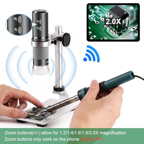 Cainda BX-201L 4K WiFi Digital Microscope with Stand Future of
