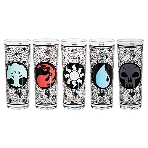 Magic: The Gathering Mana Symbol Shot Glasses (5-Pack) Magic: The Gathering Mana Symbol Shot Glasses (5-Pack)