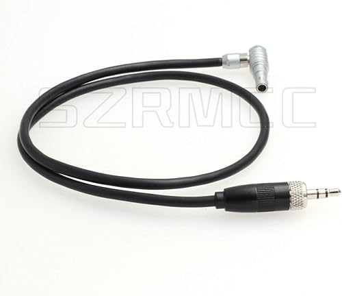 Miniatura 3 de SZRMCC ARRI Alexa Mini o Z CAM E2 Cámara 00B 5 Pin a bloqueo 0.138 in TRS Plug Cable de audio para Sennheiser