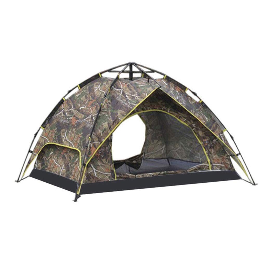 Tente de Camping Coupe-Vent et imperméable pour 3 à 4 Personnes. Installation Rapide et Facile. Prête en Un Instant pour Vos Sorties. Fournitures de Camping.