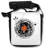 Gute Qualität Enchanting Vinyl Records Vintage Schultertasche