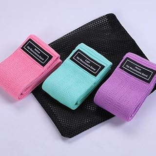 Jogo 3 Faixas Elásticas Exercício Hip Resistance Bands Treino Academia Casa Fitness Perna Glúteos - E-ShopCenter