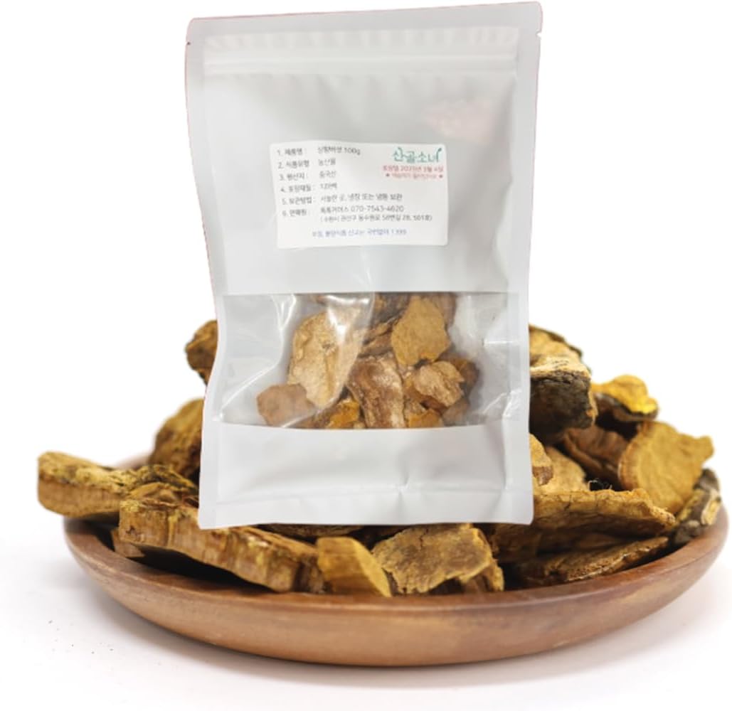 Natural Pure Phellinus Linteus Mushroom Dried Bulk Herbs 3.52 Ounce(100gram)